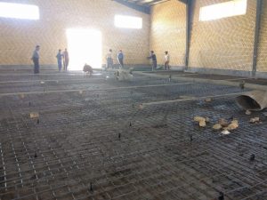 مراحل کف سازی سوله و اجرای بتن ریزی کف