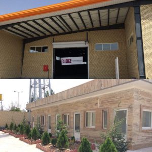 مرحله پایانی ساخت سوله